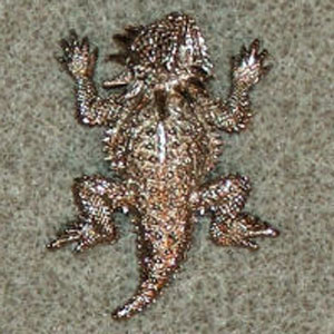 (image for) Regal Horned Lizard Pewter Scatter Pins