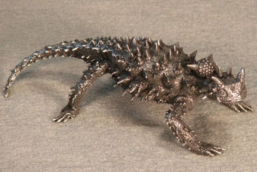 (image for) Thorny Devil Horned Lizard Pewter Figurine