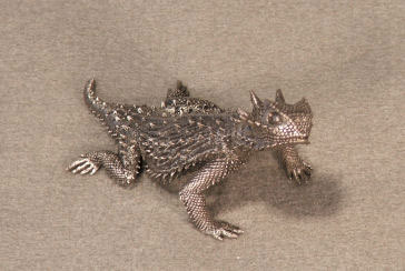 (image for) Texas Horned Lizard Pewter Figurines
