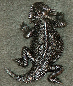 (image for) Flat-Tailed Horned Lizard Pewter Scatter Pins