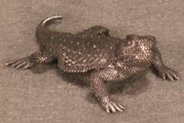 (image for) Pygmy Short Horned Lizard Pewter Figurines