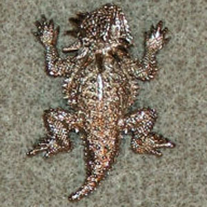 (image for) Regal Horned Lizard Nickel/Silver Plated Scatter Pins