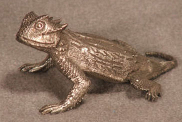 (image for) Round-Tailed Horned Lizard Pewter Figurines