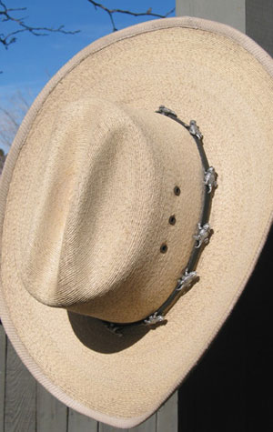 (image for) California Coastal Horned Lizard Pewter Hat Bands