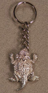 (image for) California Coastal Horned Lizard Nickel/Silver Plated Key Chains